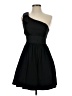 Love Ady Solid Black Cocktail Dress Size M - photo 1