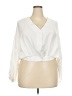 Unbranded Ivory Long Sleeve Blouse Size 2X (estimated) - photo 1