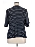 Liz Claiborne Polka Dots Blue 3/4 Sleeve Blouse Size XL - photo 2