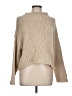 Assorted Brands Metallic Tan Turtleneck Sweater Size L - photo 1
