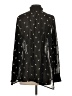 CAbi Polka Dots Black Long Sleeve Blouse Size S - photo 2