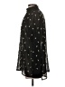 CAbi Polka Dots Black Long Sleeve Blouse Size S - photo 5
