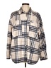 Workshop Republic Clothing Plaid Ivory Coat Size L - photo 1