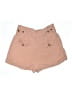 Lost April Solid Tan Shorts Size S - photo 2