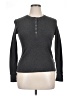 CAbi Gray Long Sleeve Henley Size XL - photo 1