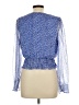 Vero Moda 100% Polyester Blue Long Sleeve Blouse Size L - photo 2
