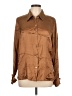 Worthington Brown Long Sleeve Button-Down Shirt Size L - photo 1