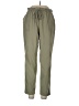 Apana Solid Green Casual Pants Size L - photo 1