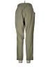 Apana Solid Green Casual Pants Size L - photo 2