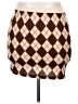 Shein Curve Argyle Brown Casual Skirt Size 16 Plus (2) - photo 1