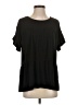 Tees2urdoor Black Short Sleeve Blouse Size S - photo 1