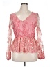 Willow & Root Pink 3/4 Sleeve Blouse Size XL - photo 1