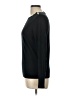 Ann Taylor 100% Polyester Solid Black Pullover Sweater Size L - photo 5