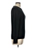 Ann Taylor 100% Polyester Solid Black Pullover Sweater Size L - photo 4