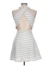Altar'd State Stripes White Casual Dress Size L - photo 2