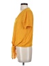 Madewell Yellow Short Sleeve Blouse Size XS - photo 5