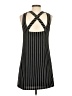 Aqua Stripes Black Casual Dress Size S - photo 2