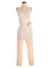 Club Monaco 100% Polyester Color Block Tan Jumpsuit Size 2 - photo 1