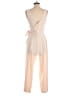 Club Monaco 100% Polyester Color Block Tan Jumpsuit Size 2 - photo 2