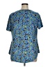Unbranded Blue Short Sleeve Blouse Size XL - photo 2