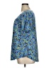 Unbranded Blue Short Sleeve Blouse Size XL - photo 5