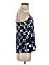 Tibi 100% Silk Blue Sleeveless Top Size 0 - photo 4