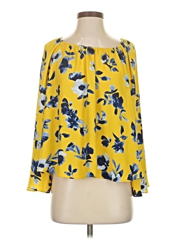 Elizabeth and James 3/4 Sleeve Blouse (view 1)