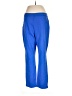 Susan Graver Solid Blue Track Pants Size L - photo 2