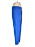 Susan Graver Solid Blue Track Pants Size L - photo 4