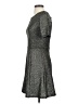 Eclair Tweed Gray Casual Dress Size XS - photo 5
