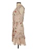 ALLSAINTS 100% Polyester Floral Tan Cocktail Dress Size 2 - photo 5