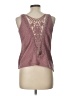 Unbranded Burgundy Sleeveless Top Size L - photo 2