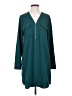 Express 100% Polyester Teal Casual Dress Size S - photo 1