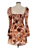 B.O.G Collective 100% Polyester Print Orange Cocktail Dress Size XS - photo 2