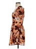 B.O.G Collective 100% Polyester Print Orange Cocktail Dress Size XS - photo 5