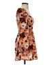 B.O.G Collective 100% Polyester Print Orange Cocktail Dress Size XS - photo 4