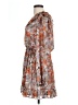 Current Air 100% Polyester Floral Gray Casual Dress Size L - photo 5