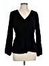 J.Crew Black Long Sleeve Blouse Size 12 - photo 1