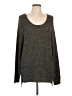 Rock & Republic Metallic Brown Pullover Sweater Size L - photo 1