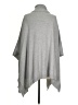 Peach Gray Poncho Size Sm - Med - photo 2