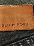 Denim Forum 100% Cotton Black Jeans Size 25 waist - photo 7