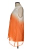 Studio Y 100% Polyester Ombre Orange Sleeveless Blouse Size L - photo 5