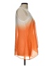 Studio Y 100% Polyester Ombre Orange Sleeveless Blouse Size L - photo 4