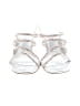 Larroudé 100% Leather Silver Sandals Size 7 - photo 2