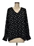 J Jason Wu 100% Polyester Black Long Sleeve Blouse Size M - photo 1