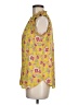 Ann Taylor LOFT 100% Polyester Yellow Sleeveless Blouse Size M - photo 5