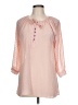 Matilda Jane 100% Polyester Pink 3/4 Sleeve Blouse Size L - photo 1
