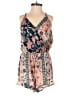Timing 100% Polyester Paisley Pink Romper Size S - photo 1