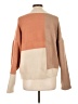 Very J Color Block Tan Pullover Sweater Size L - photo 2