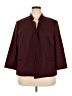 Talbots Burgundy Wool Blazer Size 20W - photo 1